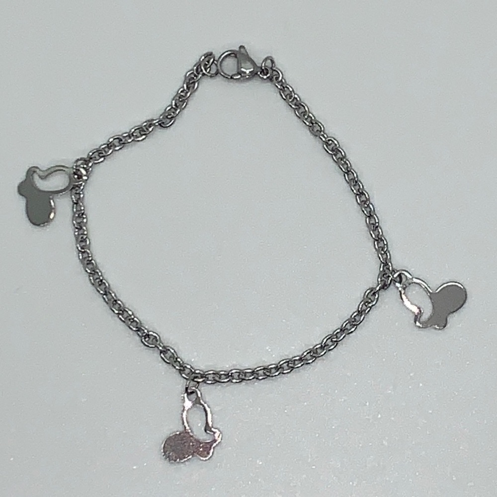 🛍NEW‼️ Stainless Steel Charm Bracelet